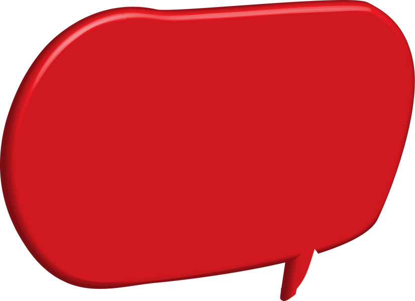 3d speech bubble